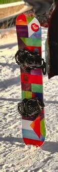 Snowboard roxy a viazanie 120cm