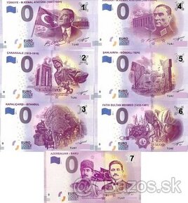 0 euro bankovka / 0€ bankovka - TURECKO.