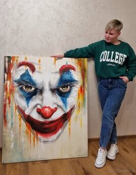 Olejomaľba Joker 120x100cm