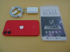 iPhone 12 MINI 128GB RED - ZÁRUKA 1 ROK - 100% BATERIA - 1