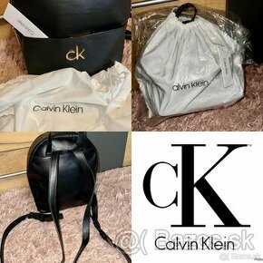 Calvin Klein black original luxusny stylovy ruksak-vak-batoh