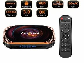 Android 11 TV Box, Transpeed X4, 4/32GB, S905X4