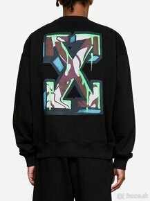 Off-White mikina bez kapucne - 1