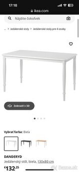 Kuchynský stôl Ikea