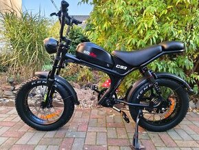 Štýlový fat ebike Emoko,20x4..0",1000W,20Ah 960Wh,50km/h,80k