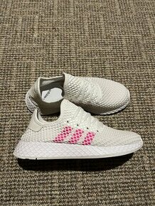 Adidas Deerupt Vel 40 bílorůžové - 1