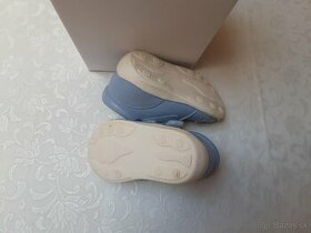 Detské kožené topánky,velk. 19, zn.  RAK,akvamarín farby