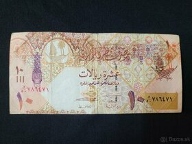 bankovka 10 riyal Qatar - 1