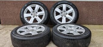 ALU Audi 5x112 a zimné Michelin Alpin 5 225/55 R17 - 1