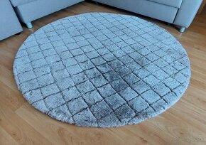 Okrúhly kožušinový koberec 160 cm - 1