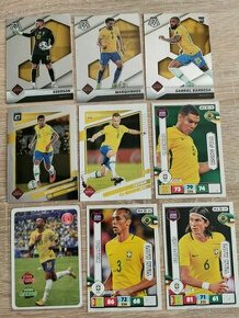 Brazília - futbalové kartičky