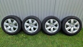 Zimná sada originál Audi A6 C7, 5x112 R17 + pneu 225/55 R17 - 1