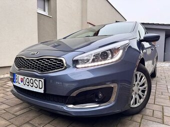 KIA CEED 1,4 CRDI,SILVER,NAFTA,KÚPENA NA SK,78 674 KM,3/2018