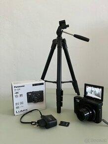 Panasonic LUMIX DMC-TZ90 čierny - vhodný pre videá a vlogy
