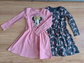 Šaty Minnie Mouse, 2x, veľ. 128