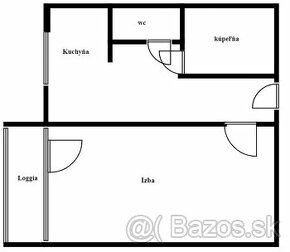 Predám 1- izbový byt v Revúcej s balkónom - 1