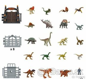 NOVÝ Mattel Jurský svet Adventný kalendár: 19 dinosaurov