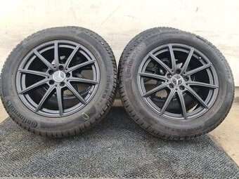 5X112 R18 BLACK-COLOR MERCEDES+ZIMNE PNEU 215/60 R18