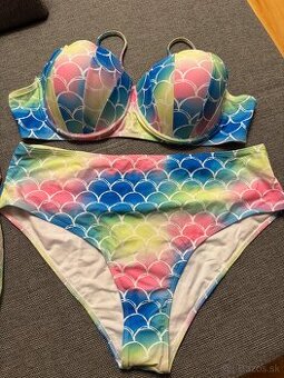 Farebné bikini plavky 4XL / 48-50-52