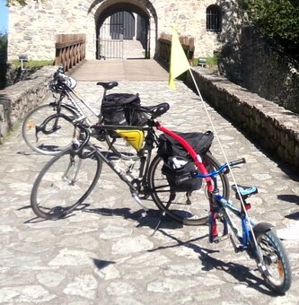 Tyč na ťahanie detskych bicyklov DOMADO