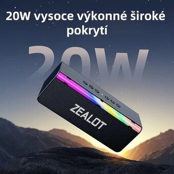 Nový bluetooth reproduktor výkon 20W s RBG efekty. - 1