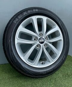 Originální Alu kola 5x114,3 Kia 215/55/17 letní TPMS - 1