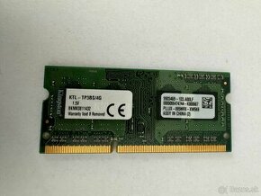 #14 - Pamäť RAM Kingston 4GB SO-DIMM DDR3 1333Mhz 1,5V - 1