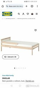 Postel sniglar Ikea s rostom