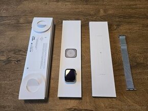 Apple Watch Series 8 45mm + milánsky ťah, všetko v záruke