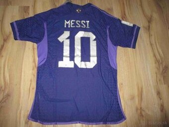 futbalový dres Argentína - MS 2022 Messi vonkajší