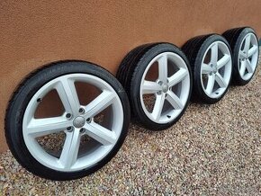 Predám kolesá Audi 5x112 R18 Sline +letné pneu