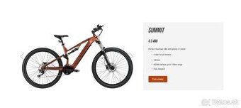 Predám nový E-bike Momas Summit zľava 1100€