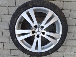 Sada 4ks Mercedes hlinikove disky 7.5J s pneu 215/45 R17