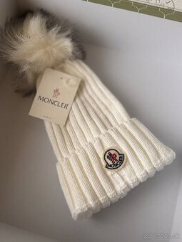 Čiapka Moncler biela