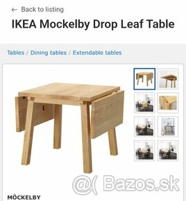 Jedálenský stôl Ikea - 1