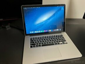 MacBook Pro 15", mid 2014, Retina, 2.2GHz, nová batéria