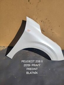 PEUGEOT 208 II 2019- PRAVÝ PREDNÝ BLATNÍK