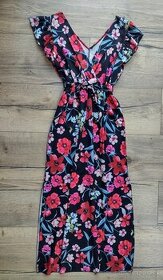 Maxi kvetované šaty - 1