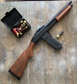 Predam airsoft brokovnicu Double Eagle M870 real wood