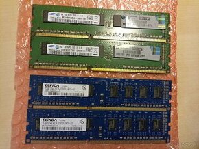 Pamäť 8GB (4x2GB) DDR3 PC3-10600 1333MHz Samsung / Elpida