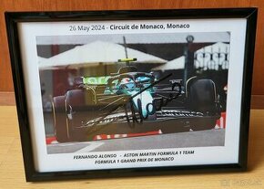 Aston Martin F1 Fernando Alonso originální autogram foto