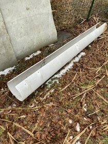 Žľab, koryto na beton z KG trubky pr.350mm cca 3m - 1