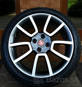 alu R17 4x100, zimné pneu 205/45, orig. Fiat 500