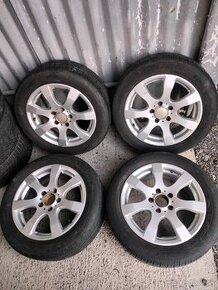 4ks alu disky 5x112 R16 pneu 5mm 205/55 r16