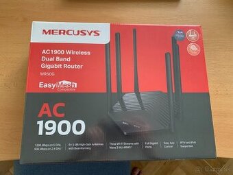 NOVÝ Router Mercusys AC1900 MR50G