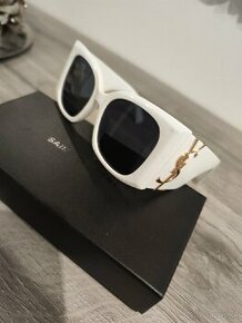Biele fashion slnečné okuliare - 1