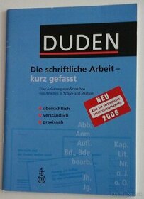 DUDEN: DIE SCHRIFTLICHE ARBEIT KURZ GEFASST