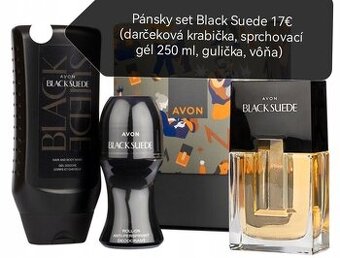 Pánsky set Black Suede touch