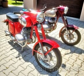 Jawa 350 s TP a ŠPZ + Jawa na ND + vela dielov