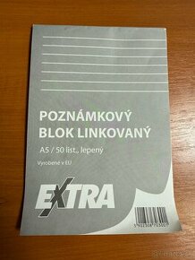 Ponúkam na predaj vzácny poznámkový blok